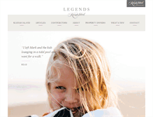 Tablet Screenshot of kiawahlegends.com